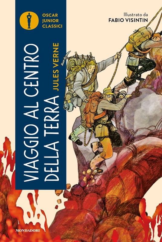 Viaggio al centro della terra - Jules Verne - copertina