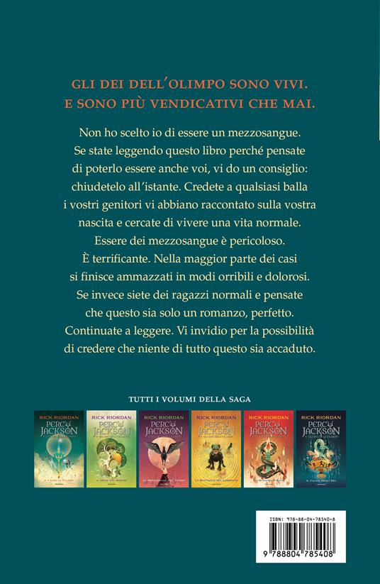  PERCY JACKSON E GLI DEI DELL'OLIMPO - 1. IL LADRO DI FULMINI:  9788804717447: Rick Riordan, Loredana Baldinucci: Libros