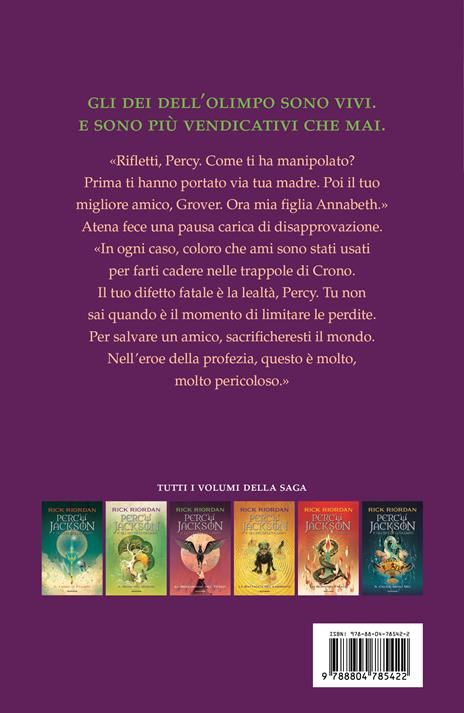  La maledizione del titano. Percy Jackson e gli dei dell'Olimpo:  9788804717461: Rick Riordan, Loredana Baldinucci: Books