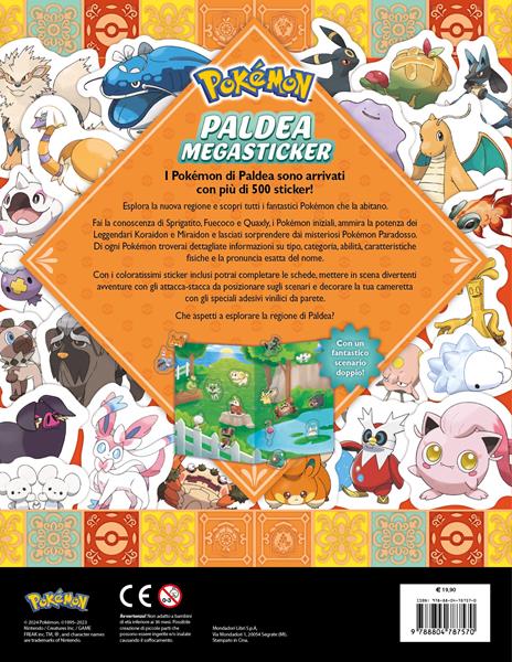 Pokémon. Paldea megasticker. Ediz. illustrata - 2