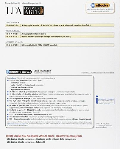  LDA. Lezioni d'arte. Ediz. plus. Con e-book. Con espansione online. Con Libro: Quaderno per lo sviluppo delle competenze. Vol. A-B - 2