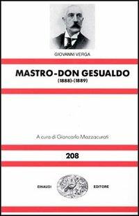 Mastro don Gesualdo (1888-89) - Giovanni Verga - copertina