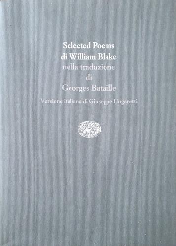 Selected poems - William Blake - copertina