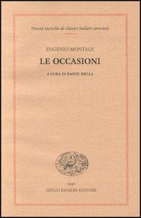 Le occasioni - Eugenio Montale - copertina