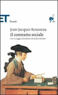 Il contratto sociale - Jean-Jacques Rousseau - copertina