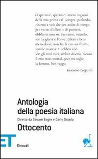 Antologia della poesia italiana. Vol. 7: Ottocento - copertina