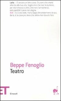 Teatro - Beppe Fenoglio - copertina