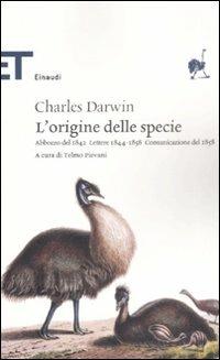 L' origine delle specie. Abbozzo del 1842. Lettere 1844-1858. Comunicazione del 1858 - Charles Darwin - copertina