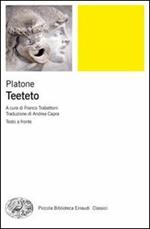 Teeteto. Testo greco a fronte. Ediz. bilingue