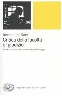 Critica della facoltà di giudizio - Immanuel Kant - copertina