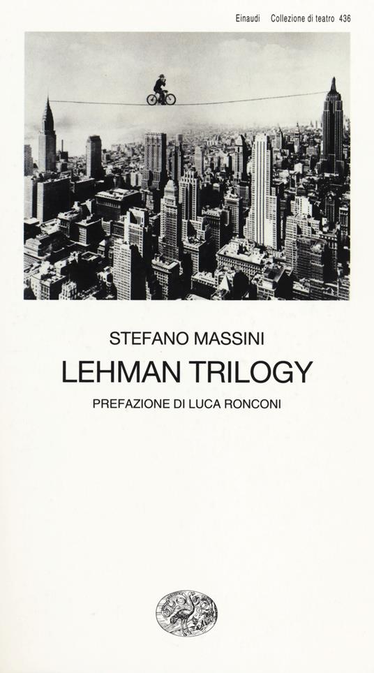Lehman Trilogy - Stefano Massini - copertina