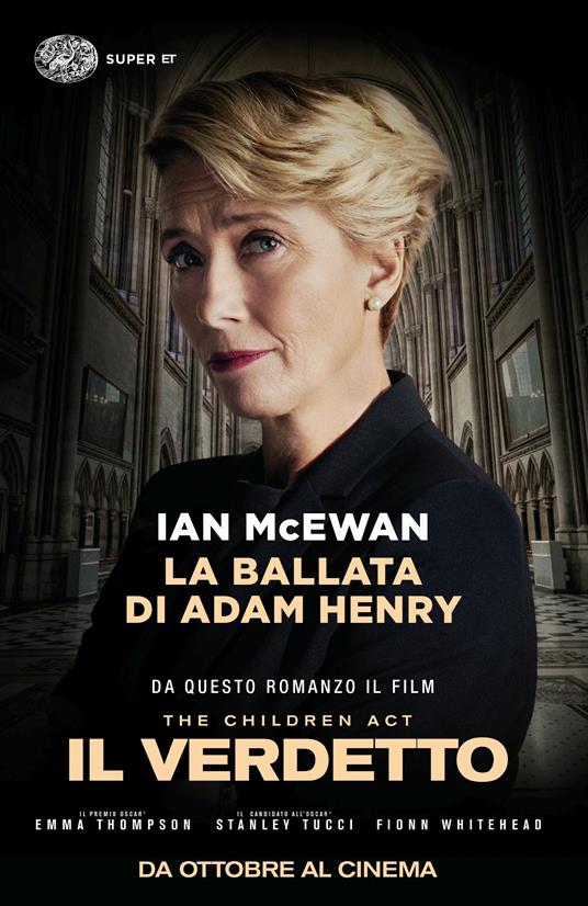 La ballata di Adam Henry - Ian McEwan - copertina