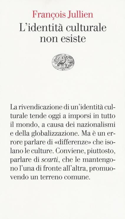 L' identità culturale non esiste - François Jullien - copertina