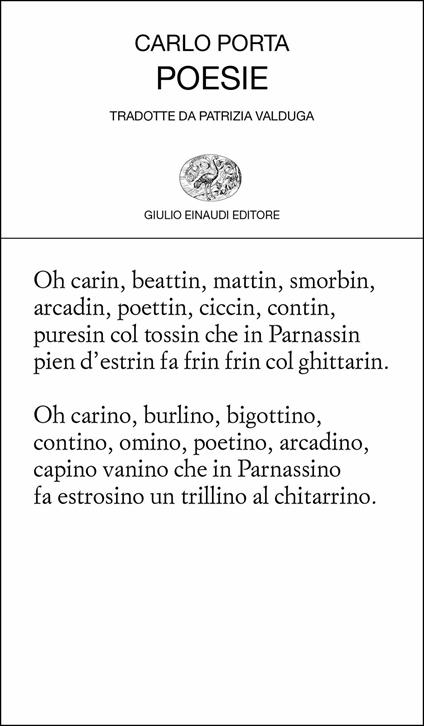 Poesie. Testo italiano e milanese - Carlo Porta - copertina
