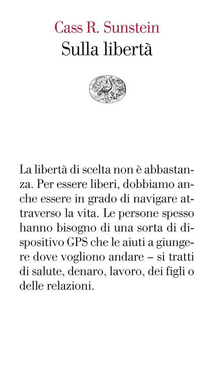 Sulla libertà - Cass R. Sunstein - copertina