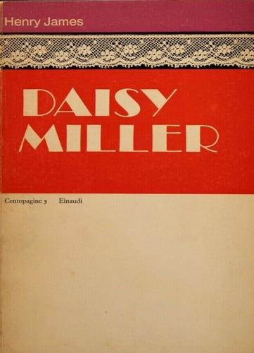 Daisy Miller - Henry James - copertina