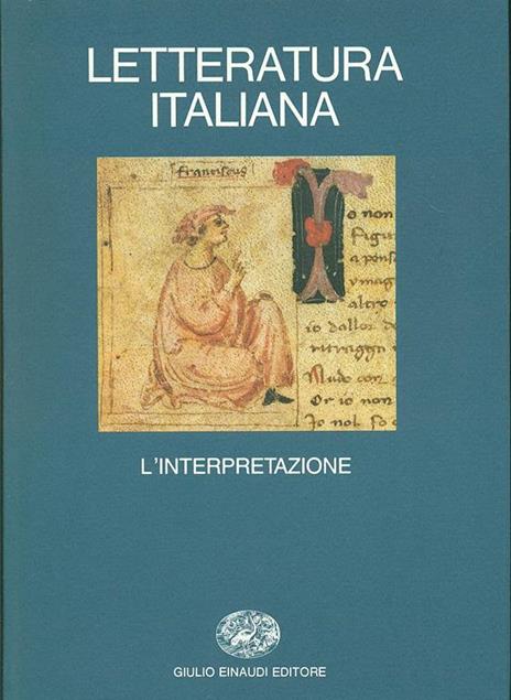 Letteratura italiana. Vol. 4: L'Interpretazione. - 3