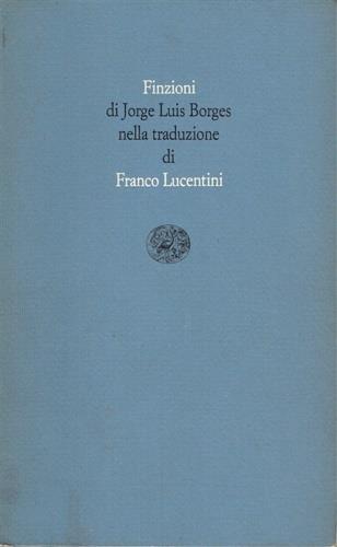 Finzioni (1935-1944) - Jorge L. Borges - copertina