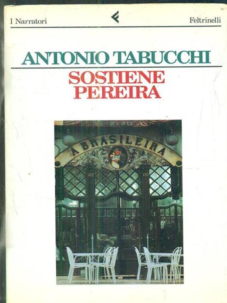 Sostiene Pereira. Una testimonianza - Antonio Tabucchi - copertina