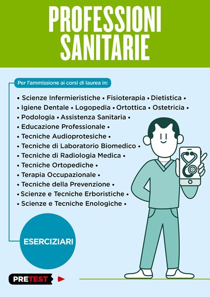 Professioni sanitarie. Eserciziari - copertina