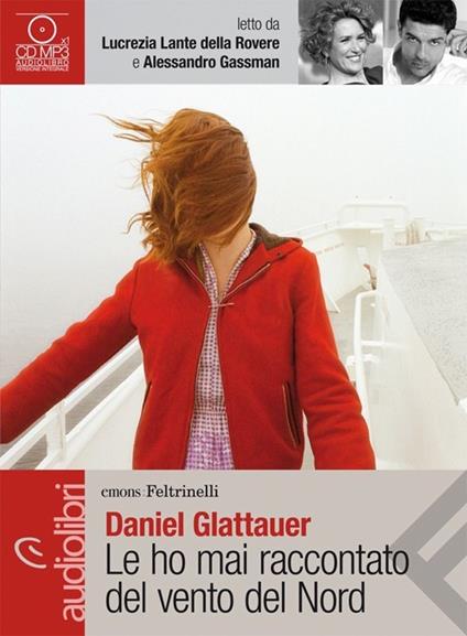 Le ho mai raccontato del vento del Nord letto da Claudia Pandolfi e Rolando Ravello. Audiolibro. CD Audio formato MP3 - Daniel Glattauer - copertina