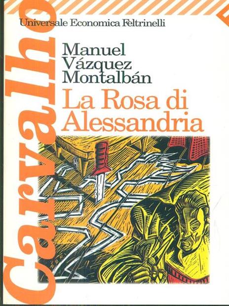 La rosa di Alessandria - Manuel Vázquez Montalbán - copertina