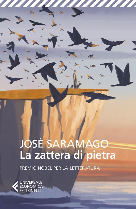 La zattera di pietra - José Saramago - copertina
