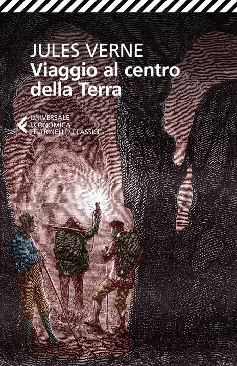 Viaggio al centro della Terra - Jules Verne - copertina