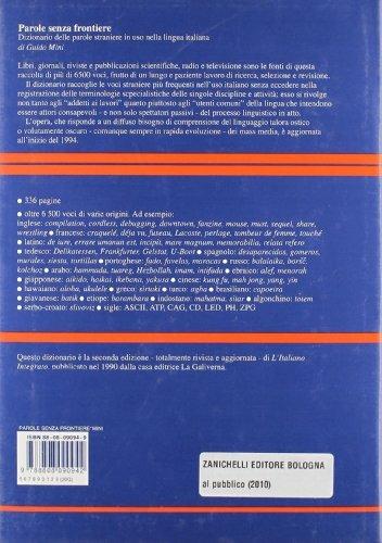 Parole senza frontiere. Dizionario delle parole straniere in uso nella lingua italiana - Guido Mini - 2