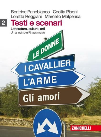  Testi e scenari. Letteratura, cultura, arti. Vol. 1-2: Boccaccio-Umanesimo e Rinascimento. Con antologia Divina Commedia. Con espansione online