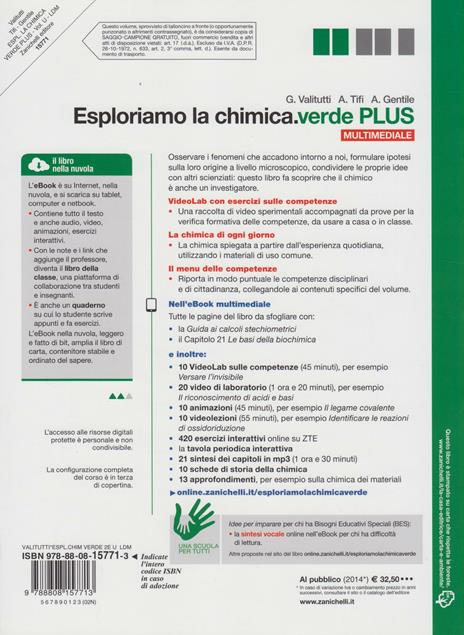  Esploriamo la chimica.verde plus. Volume unico. Per le Scuole superiori. Con e-book. Con espansione online - 2