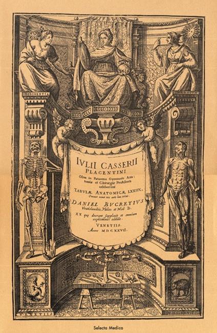 Tabulae anatomicae LXXIIX - Giulio Casserio - copertina