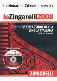 Image of Lo Zingarelli 2008. Vocabolario della lingua italiana. CD-ROM