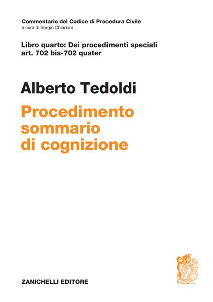 ART. 702 bis-702 quater - Alberto M. Tedoldi - copertina