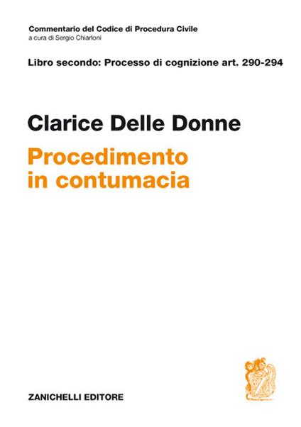 Art. 290-294. Contumacia - Clarice Delle Donne - copertina