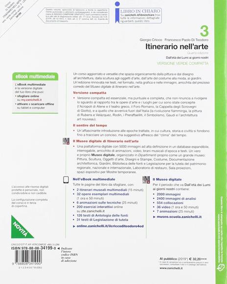  Itinerario nell'arte. Ediz. verde compatta. Con e-book. Con espansione online. Vol. 3: Dall'età dei Lumi ai giorni nostri - 2