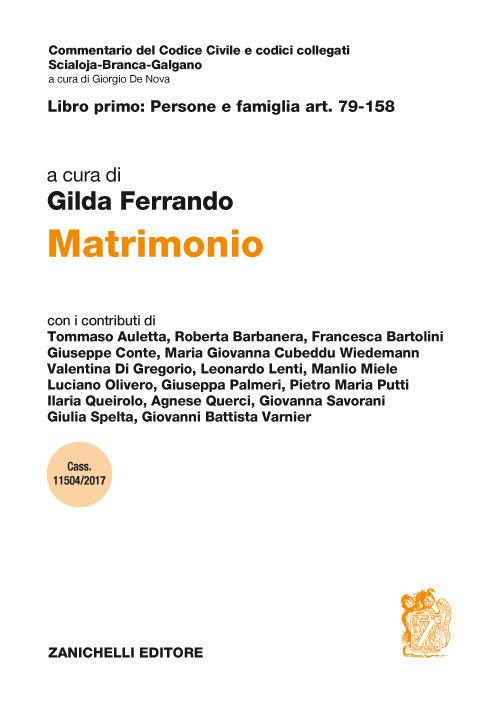 Art. 79-158. Matrimonio - Gilda Ferrando - copertina
