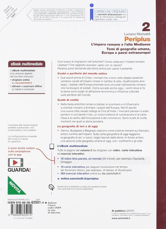  Periplus. Con e-book. Vol. 2: L' impero romano e l'alto Medioevo. Temi di geografia umana, Europa e paesi extraeuropei - 2