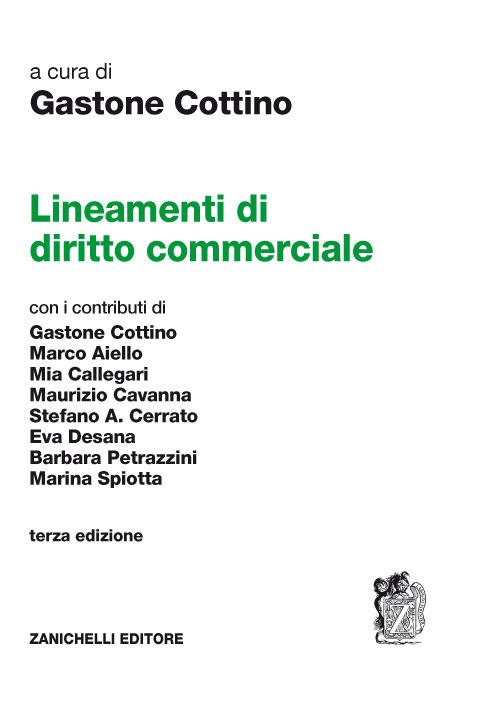 Lineamenti di diritto commerciale - copertina