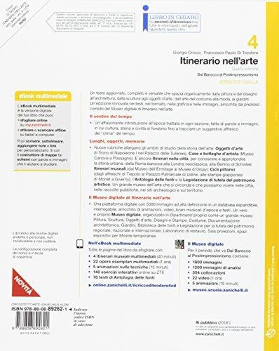  Itinerario nell'arte. Con e-book: Museo digitale. Vol. 4: Dal Barocco al postimpressionismo - 2