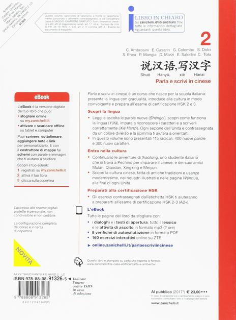  Shuo Hànyu, xie Hànzì. Parla e scrivi in cinese. Con e-book. Con espansione online. Vol. 2 - 2