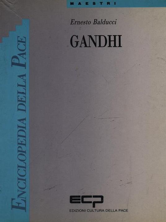 Gandhi - Ernesto Balducci - copertina