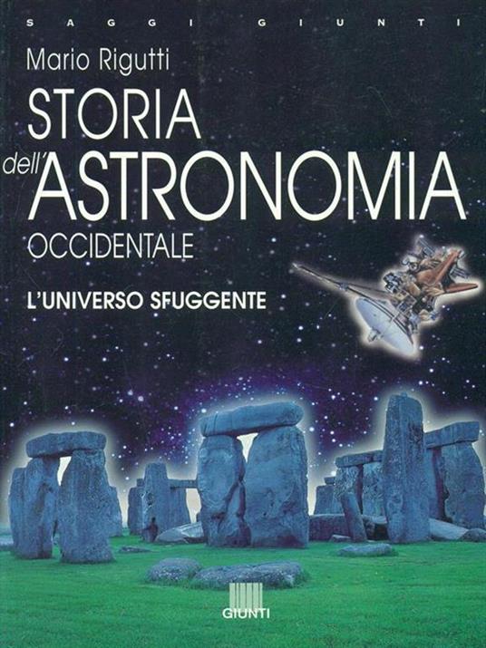 Storia dell'astronomia occidentale - Mario Rigutti - copertina