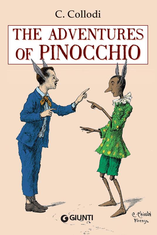 The adventures of Pinocchio - Carlo Collodi - copertina