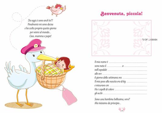 Sono nata! Il mio primo diario. Ediz. illustrata. Con CD Audio - Sara  Reggiani - Libro - Giunti Kids - È nato un bambino | IBS