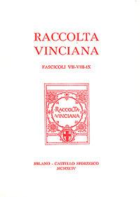 Raccolta Vinciana voll. 7-8-9 - copertina