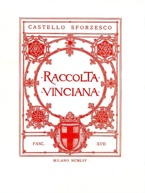 Raccolta Vinciana (1954). Vol. 17 - copertina