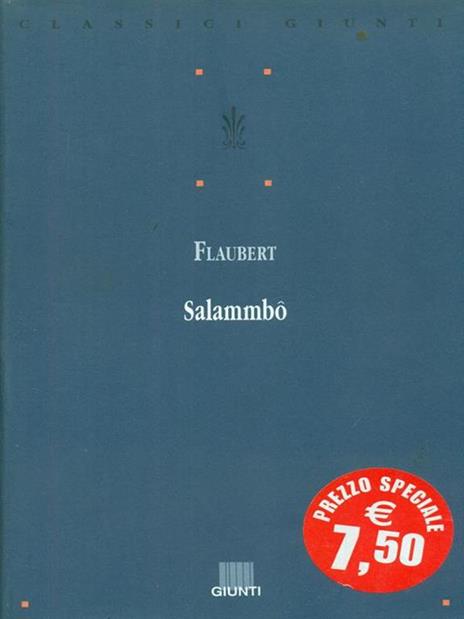 Salambò - Gustave Flaubert - copertina