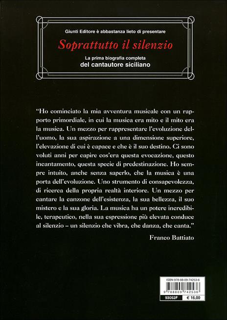 Franco Battiato. Soprattutto il silenzio - Annino La Posta - 4
