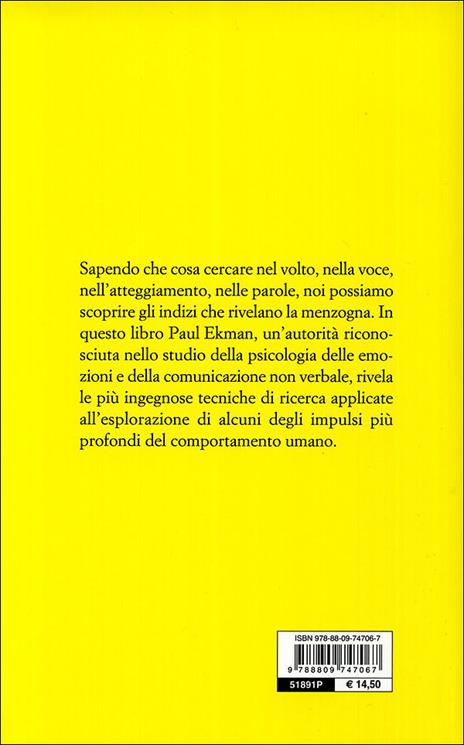 I volti della menzogna. Gli indizi dell'inganno nei rapporti interpersonali - Paul Ekman - 4